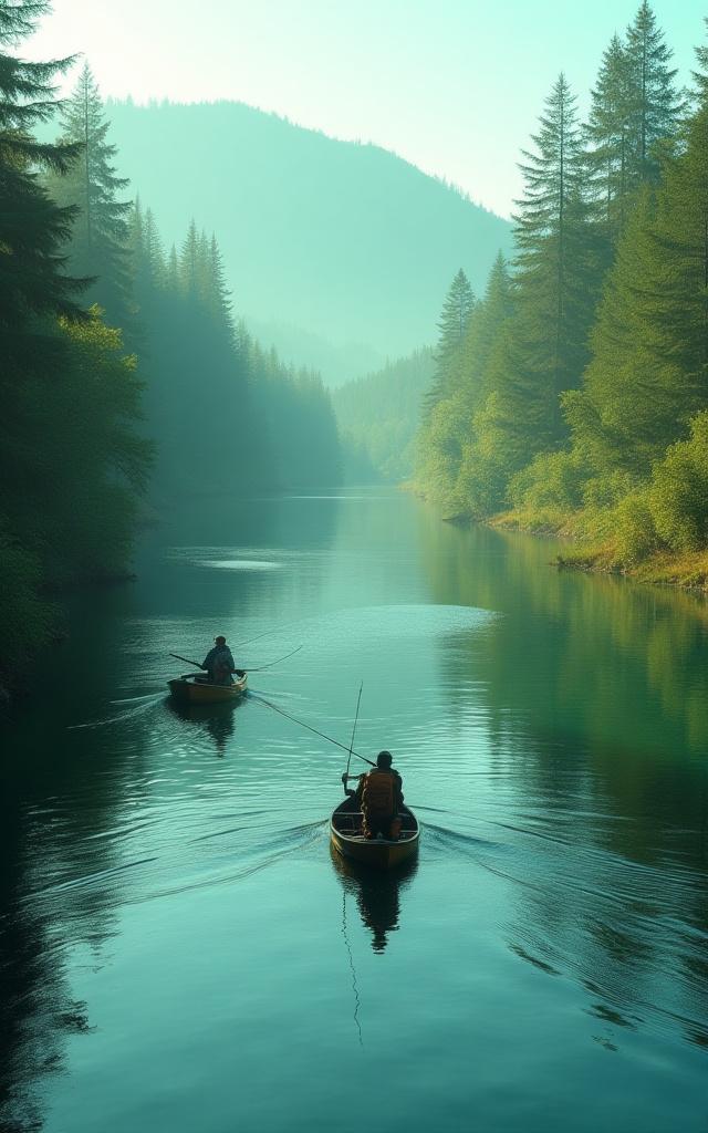 Guided fishing excursions on Victoria rivers