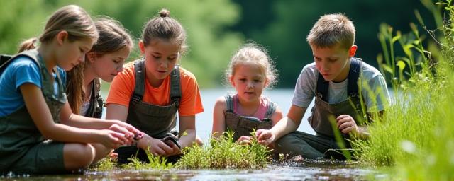 Educational river ecology field trips for schools